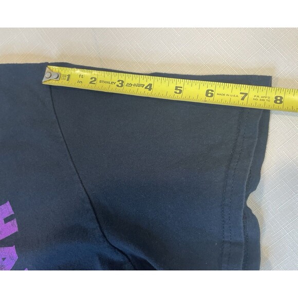 Halloween II Shirt Mens Large Black Purple Horror Movie Michael Myers Cotton - Picture 7 of 8